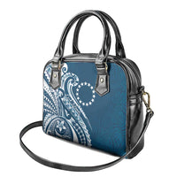 Kia Orana Cook Islands Shoulder Handbag Auika Plumeria Tropical Waves LT7 - Polynesian Pride