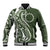 Kia Orana Cook Islands Baseball Jacket Matie Plumeria Tropical Waves - Polynesian Pride
