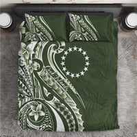 Kia Orana Cook Islands Bedding Set Matie Plumeria Tropical Waves - Polynesian Pride