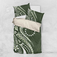 Kia Orana Cook Islands Bedding Set Matie Plumeria Tropical Waves - Polynesian Pride