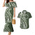 Kia Orana Cook Islands Couples Matching Mermaid Dress and Hawaiian Shirt Matie Plumeria Tropical Waves - Polynesian Pride