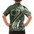 Kia Orana Cook Islands Family Matching Puletasi and Hawaiian Shirt Matie Plumeria Tropical Waves - Polynesian Pride