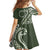 Kia Orana Cook Islands Family Matching Puletasi and Hawaiian Shirt Matie Plumeria Tropical Waves - Polynesian Pride