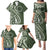 Kia Orana Cook Islands Family Matching Puletasi and Hawaiian Shirt Matie Plumeria Tropical Waves - Polynesian Pride