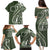 Kia Orana Cook Islands Family Matching Puletasi and Hawaiian Shirt Matie Plumeria Tropical Waves - Polynesian Pride