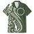 Kia Orana Cook Islands Family Matching Puletasi and Hawaiian Shirt Matie Plumeria Tropical Waves - Polynesian Pride