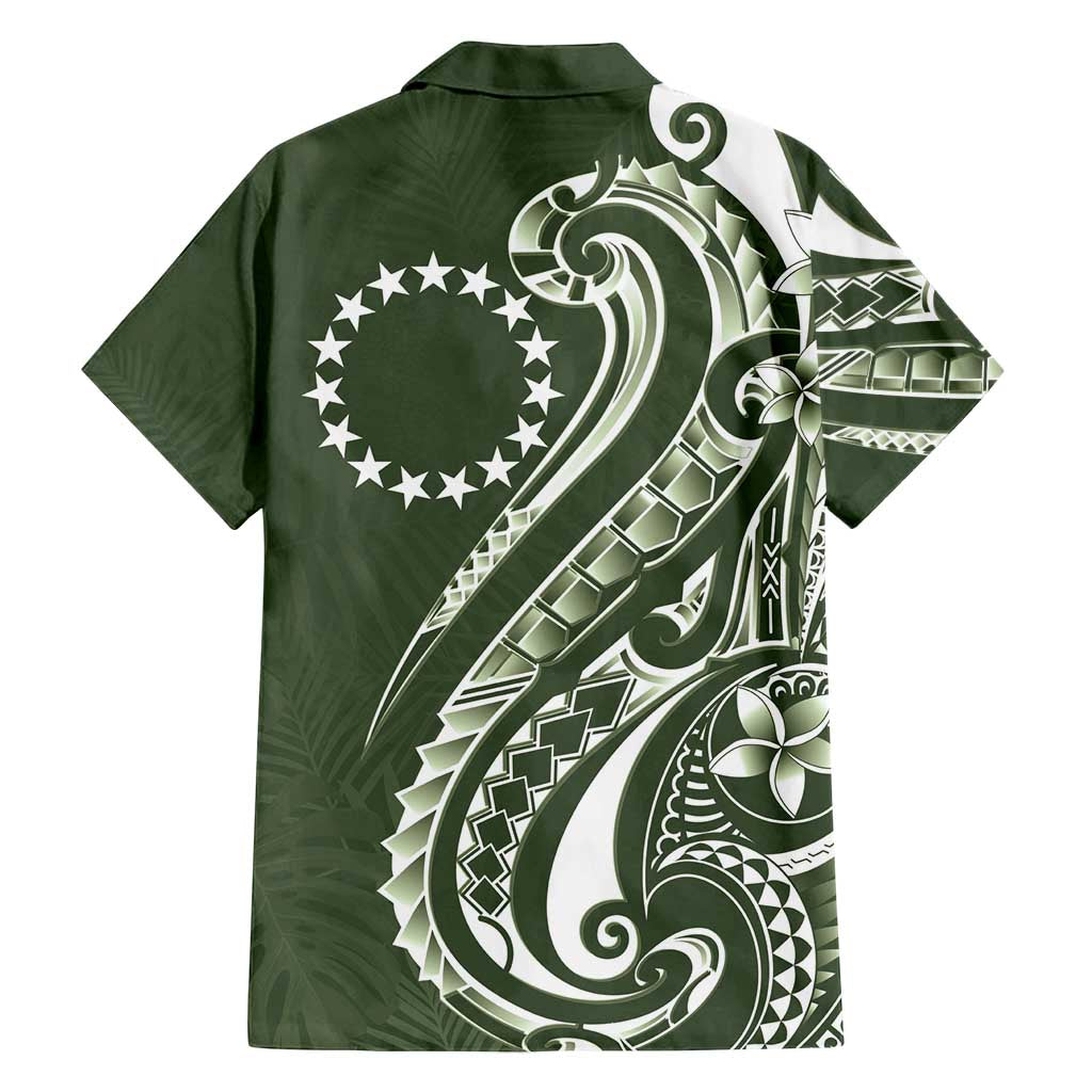Kia Orana Cook Islands Family Matching Puletasi and Hawaiian Shirt Matie Plumeria Tropical Waves LT7 - Polynesian Pride