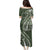 Kia Orana Cook Islands Family Matching Puletasi and Hawaiian Shirt Matie Plumeria Tropical Waves - Polynesian Pride