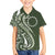Kia Orana Cook Islands Family Matching Puletasi and Hawaiian Shirt Matie Plumeria Tropical Waves - Polynesian Pride