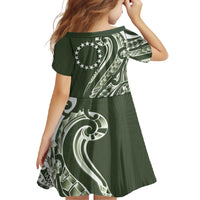 Kia Orana Cook Islands Family Matching Summer Maxi Dress and Hawaiian Shirt Matie Plumeria Tropical Waves LT7 - Polynesian Pride