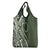 Kia Orana Cook Islands Grocery Bag Matie Plumeria Tropical Waves - Polynesian Pride