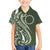 Kia Orana Cook Islands Kid Hawaiian Shirt Matie Plumeria Tropical Waves - Polynesian Pride