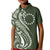 Kia Orana Cook Islands Kid Polo Shirt Matie Plumeria Tropical Waves - Polynesian Pride