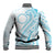 Kia Orana Cook Islands Baseball Jacket Moana Plumeria Tropical Waves - Polynesian Pride