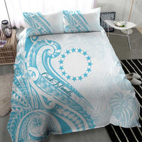 Kia Orana Cook Islands Bedding Set Moana Plumeria Tropical Waves - Polynesian Pride