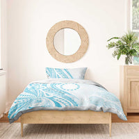 Kia Orana Cook Islands Bedding Set Moana Plumeria Tropical Waves - Polynesian Pride