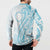 Kia Orana Cook Islands Button Sweatshirt Moana Plumeria Tropical Waves - Polynesian Pride