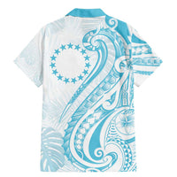 Kia Orana Cook Islands Family Matching Mermaid Dress and Hawaiian Shirt Moana Plumeria Tropical Waves LT7 - Polynesian Pride