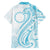 Kia Orana Cook Islands Family Matching Puletasi and Hawaiian Shirt Moana Plumeria Tropical Waves - Polynesian Pride