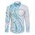 Kia Orana Cook Islands Family Matching Puletasi and Hawaiian Shirt Moana Plumeria Tropical Waves - Polynesian Pride
