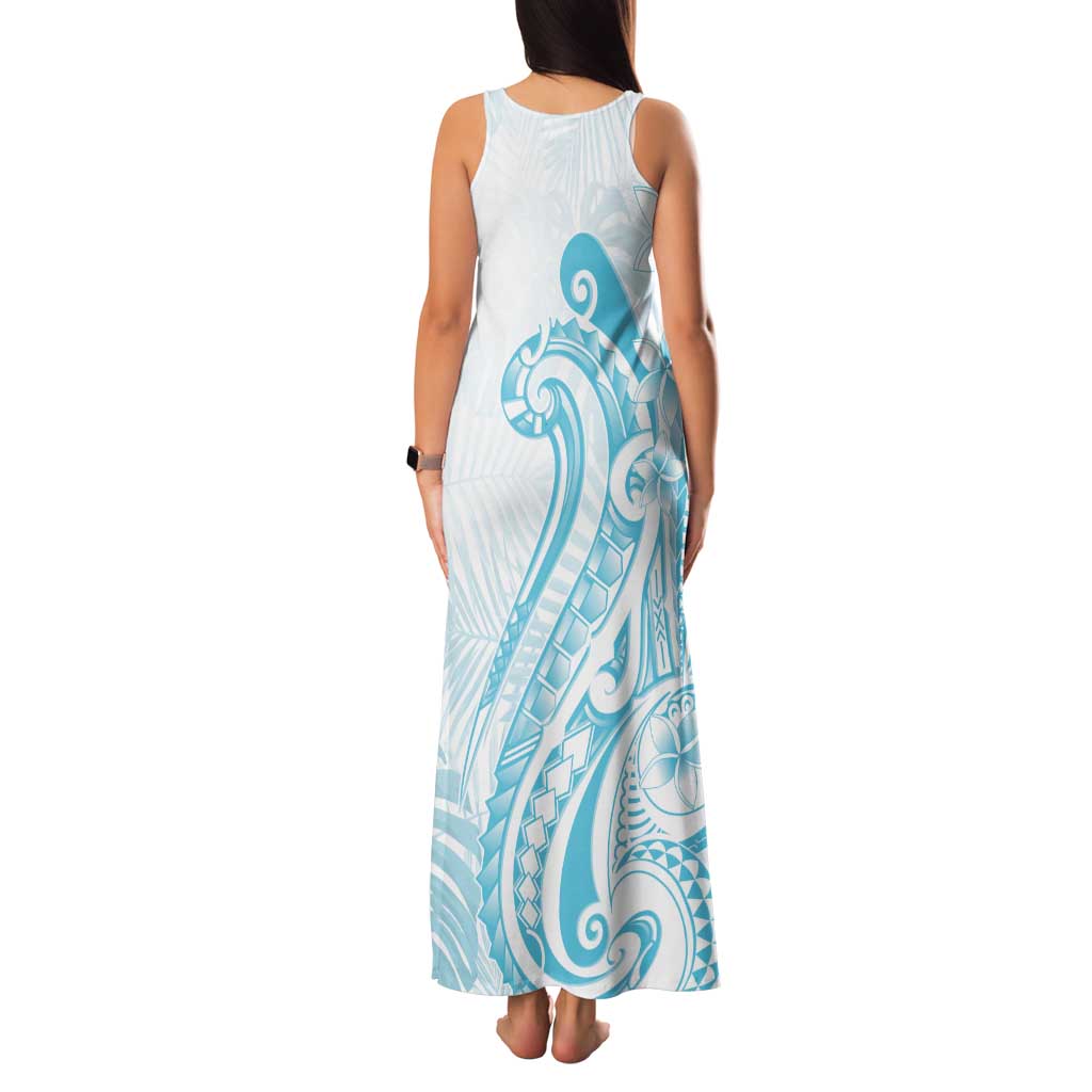 Kia Orana Cook Islands Family Matching Tank Maxi Dress and Hawaiian Shirt Moana Plumeria Tropical Waves LT7 - Polynesian Pride