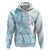 Kia Orana Cook Islands Zip Hoodie Moana Plumeria Tropical Waves - Polynesian Pride