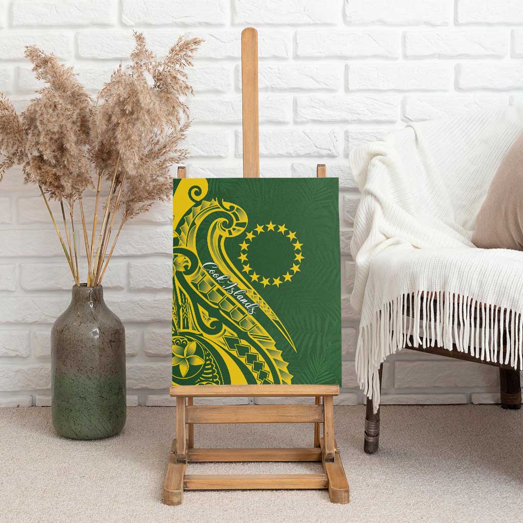 Kia Orana Cook Islands Canvas Wall Art Plumeria Tropical Waves - Polynesian Pride