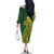 Kia Orana Cook Islands Family Matching Off The Shoulder Long Sleeve Dress and Hawaiian Shirt Plumeria Tropical Waves - Polynesian Pride