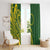 Kia Orana Cook Islands Window Curtain Plumeria Tropical Waves - Polynesian Pride