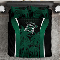 Hawaii Rainbow Warriors La'au Pama Bedding Set LT7 Black - Polynesian Pride