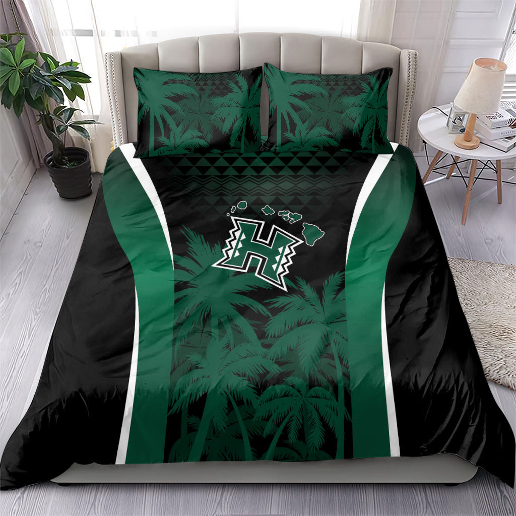 Hawaii Rainbow Warriors La'au Pama Bedding Set LT7 - Polynesian Pride