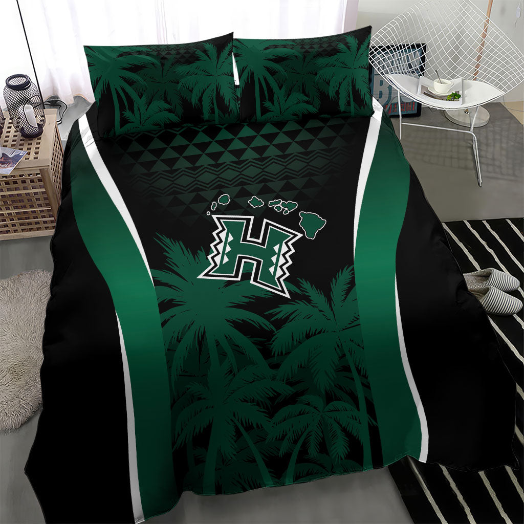 Hawaii Rainbow Warriors La'au Pama Bedding Set LT7 - Polynesian Pride