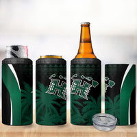 Hawaii Rainbow Warriors La'au Pama 4 in 1 Can Cooler Tumbler LT7 - Polynesian Pride