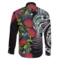 Meri Kirihimete New Zealand Family Matching Puletasi and Hawaiian Shirt Tui on Pohutukawa LT7 - Polynesian Pride