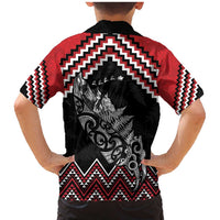New Zealand Christmas Taniko Poutama Family Matching Mermaid Dress and Hawaiian Shirt Mountainscape Maori Fern LT7 - Polynesian Pride