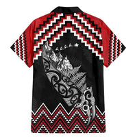 New Zealand Christmas Taniko Poutama Family Matching Mermaid Dress and Hawaiian Shirt Mountainscape Maori Fern LT7 - Polynesian Pride