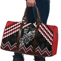 New Zealand Christmas Taniko Poutama Travel Bag Mountainscape Maori Fern - Polynesian Pride
