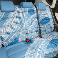 Bula Fiji Classic Masi Tapa Back Car Seat Cover Turquoise - Polynesian Pride