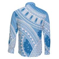 Bula Fiji Classic Masi Tapa Family Matching Off Shoulder Short Dress and Hawaiian Shirt Turquoise LT7 - Polynesian Pride