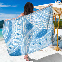 Bula Fiji Classic Masi Tapa Sarong Turquoise - Polynesian Pride