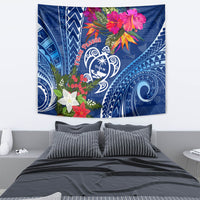 Guam Christmas Tapestry Turtle Mix Tapa Felis Pasgua LT7 - Polynesian Pride