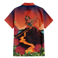 Hawaii Kilauea Volcano Family Matching Mermaid Dress and Hawaiian Shirt Pele Goddess LT7 - Polynesian Pride