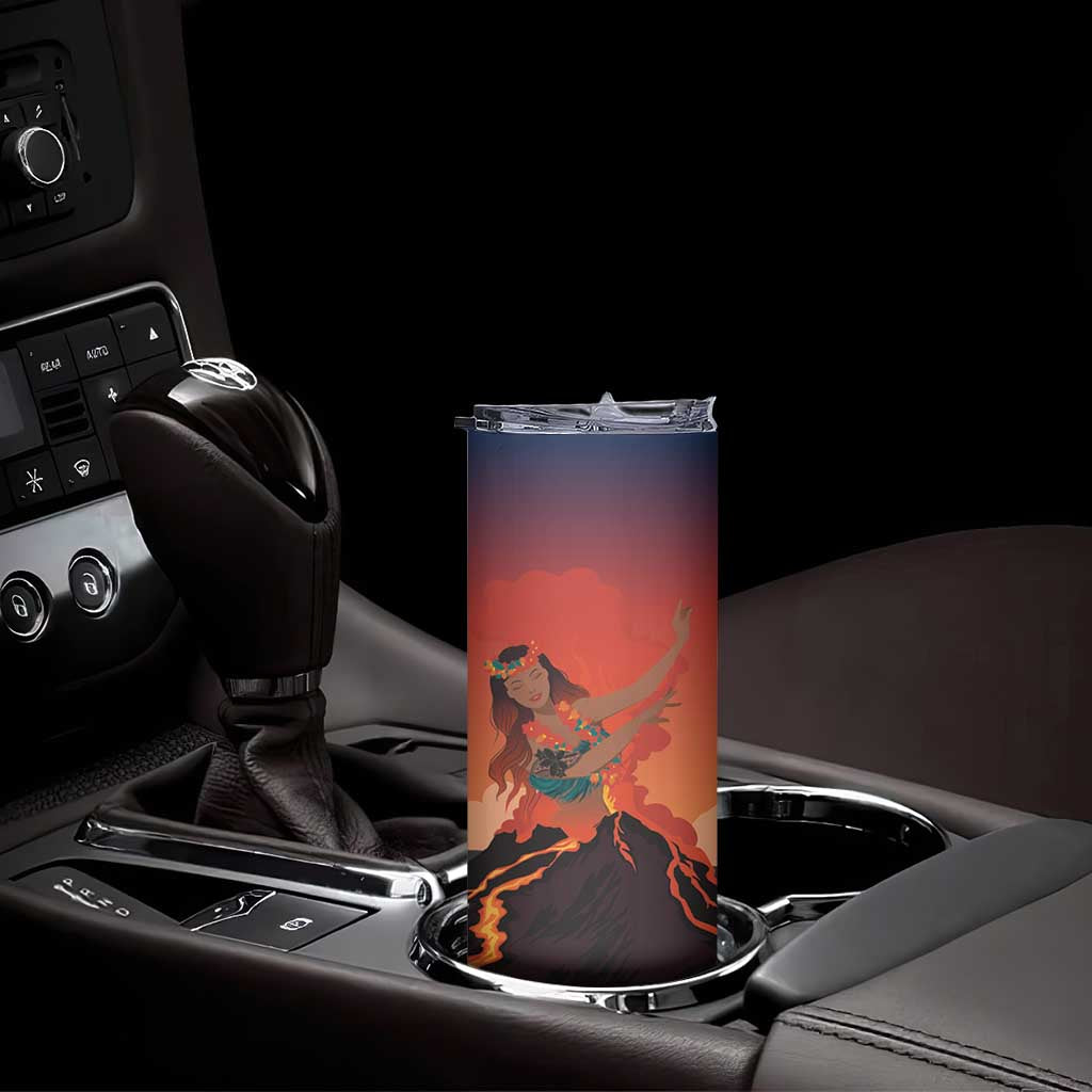 Hawaii Kilauea Volcano Skinny Tumbler Pele Goddess
