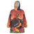 Hawaii Kilauea Volcano Wearable Blanket Hoodie Pele Goddess