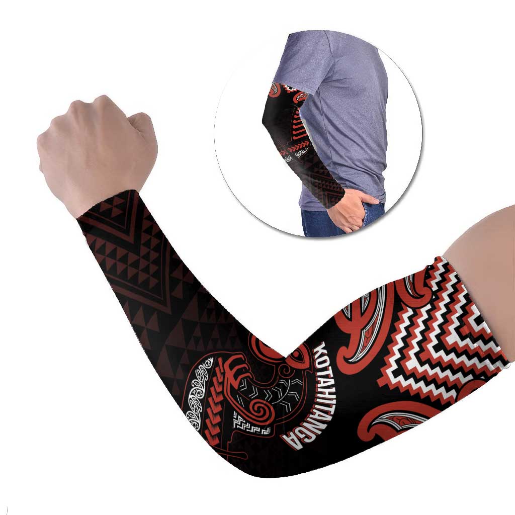 Maori Waitangi Arm Sleeves Kotahitanga Poutama Mix Whakairo - Polynesian Pride