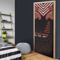 Maori Waitangi Door Cover Kotahitanga Poutama Mix Whakairo LT7 - Polynesian Pride