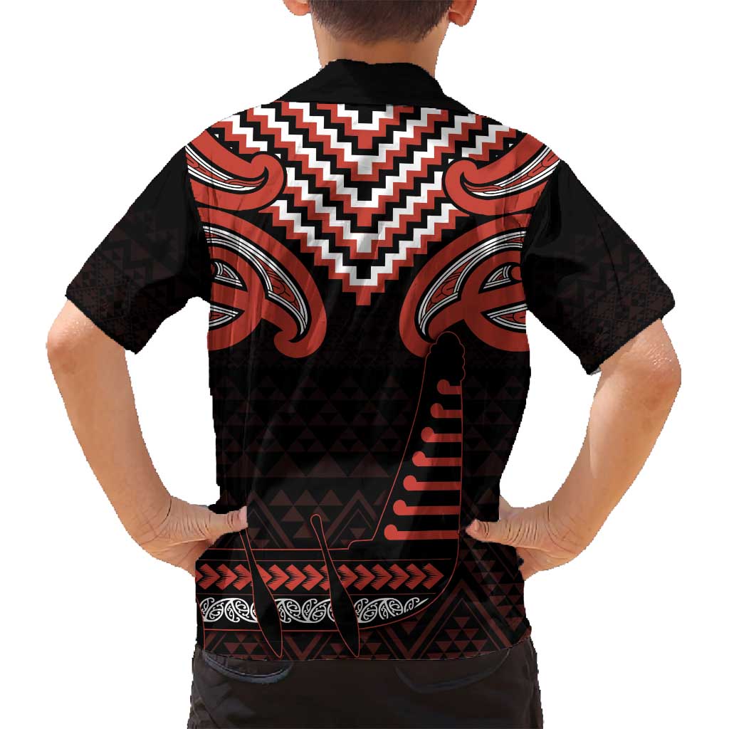Maori Waitangi Family Matching Tank Maxi Dress and Hawaiian Shirt Kotahitanga Poutama Mix Whakairo LT7 - Polynesian Pride