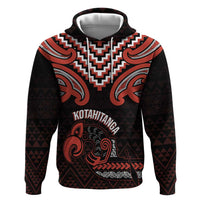 Maori Waitangi Hoodie Kotahitanga Poutama Mix Whakairo - Polynesian Pride