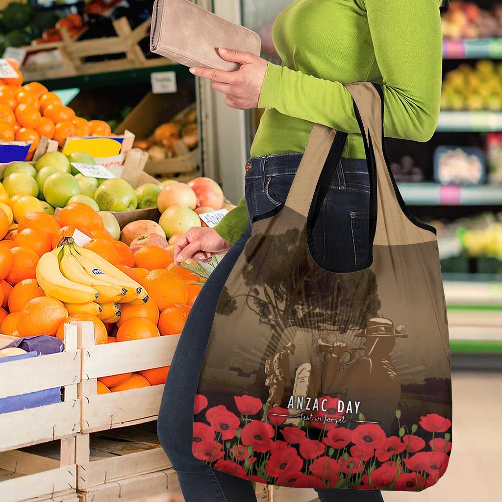 Australia - New Zealand ANZAC Lone Pine Grocery Bag The Last Post
