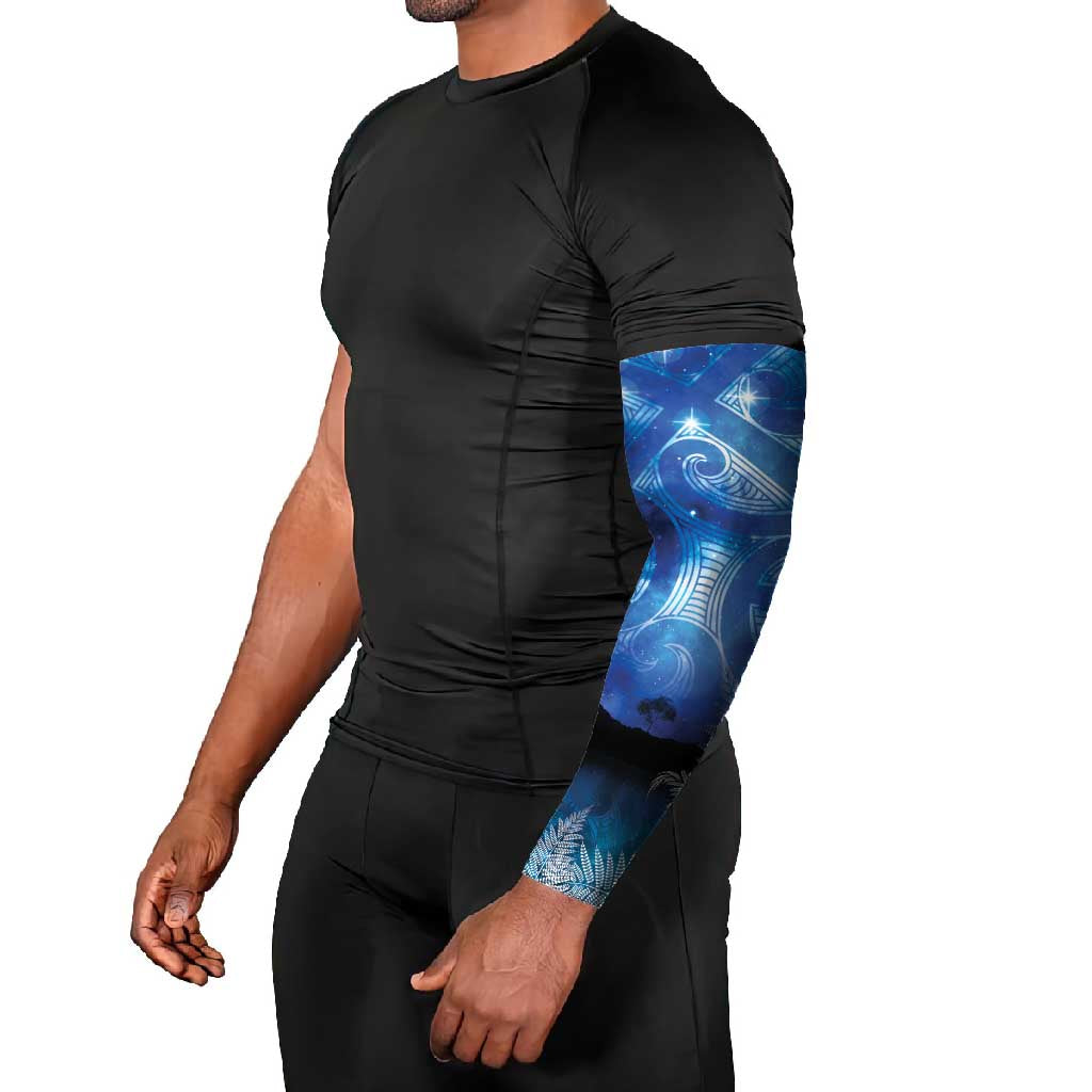 NZ Maori Matariki Scenery Arm Sleeves Galaxy Sky